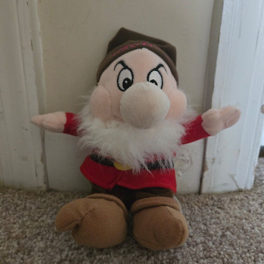 Disney Grumpy Plush Stuffed Animal 9 inch